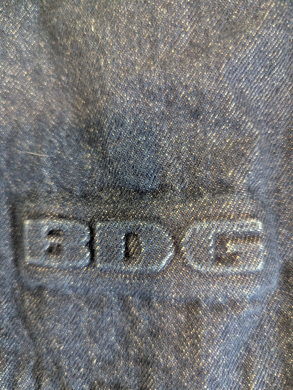 BDG Dark Denim Oversized Wide Leg Shorts